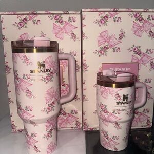Stanley Pink Floral Tumbler Duo